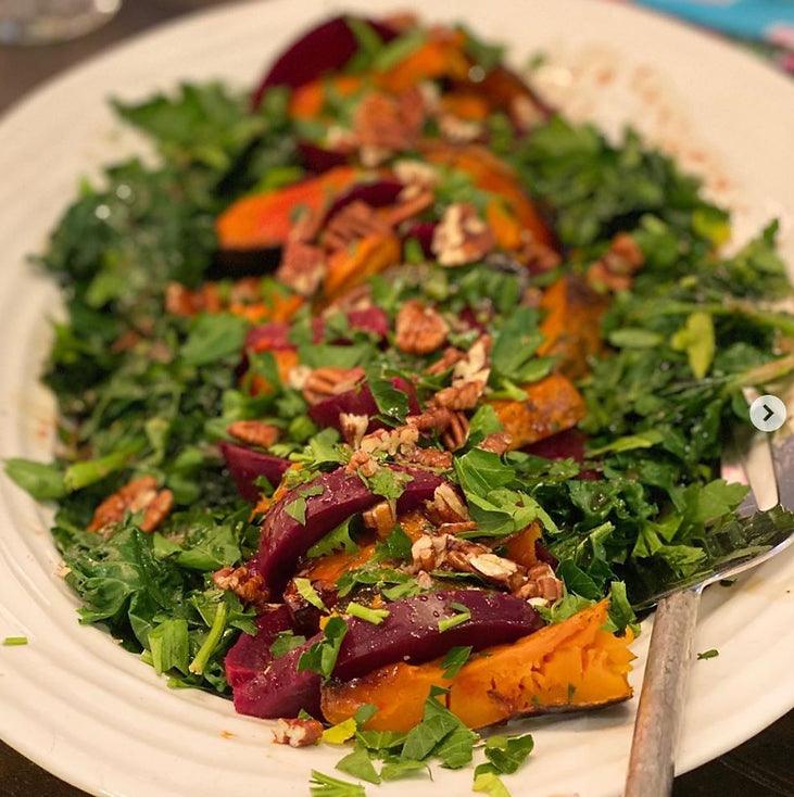 Roasted Beet and Winter Squash Salad - Caney Fork Farms