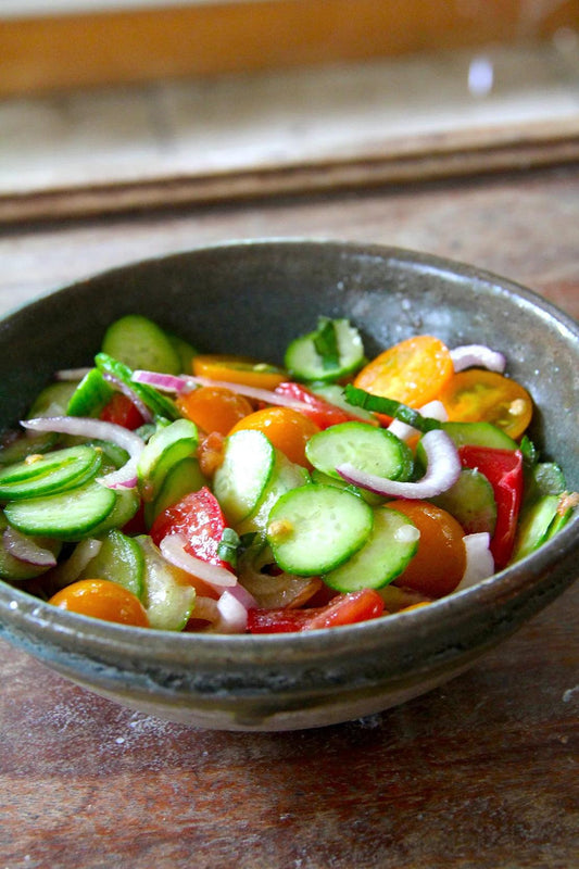 Tomato Cucumber Salad - Caney Fork Farms