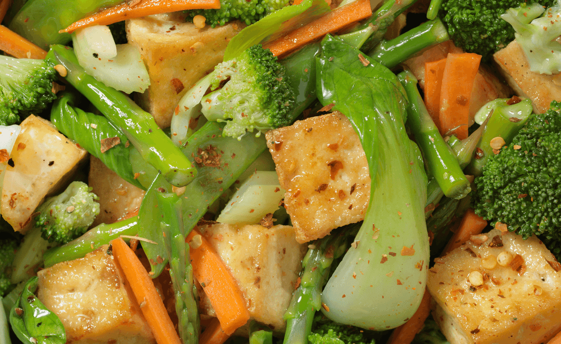 Tokyo Bekana Stir Fry with Ginger Sesame Sauce - Caney Fork Farms