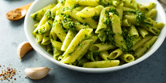 Not Your Mother’s Pesto: A CSA Greens Pasta Sauce from Your Farmer