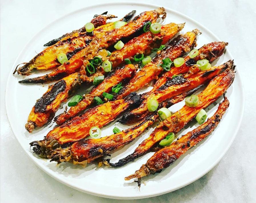 Miso Butter Glazed Carrots - Caney Fork Farms